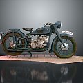 Modern motorcycle two-wheeled motorcycle off-road motorcycle road racing motorcycle 3d model