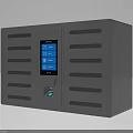 Smart Locker Cabinet With Multiple Drawers Digital Screen And Fingerprint Scanner Secure Storage