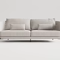 Modern double sofa 3d model