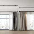Modern Curtain Designs With Sheer Light Filtering Panels Thick Drapes And Decorative Rods