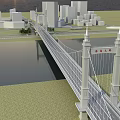 The Modern Bridge 3d model