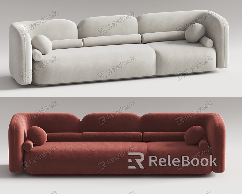 Folia Modern Multiplayer Sofa Casual Sofa model