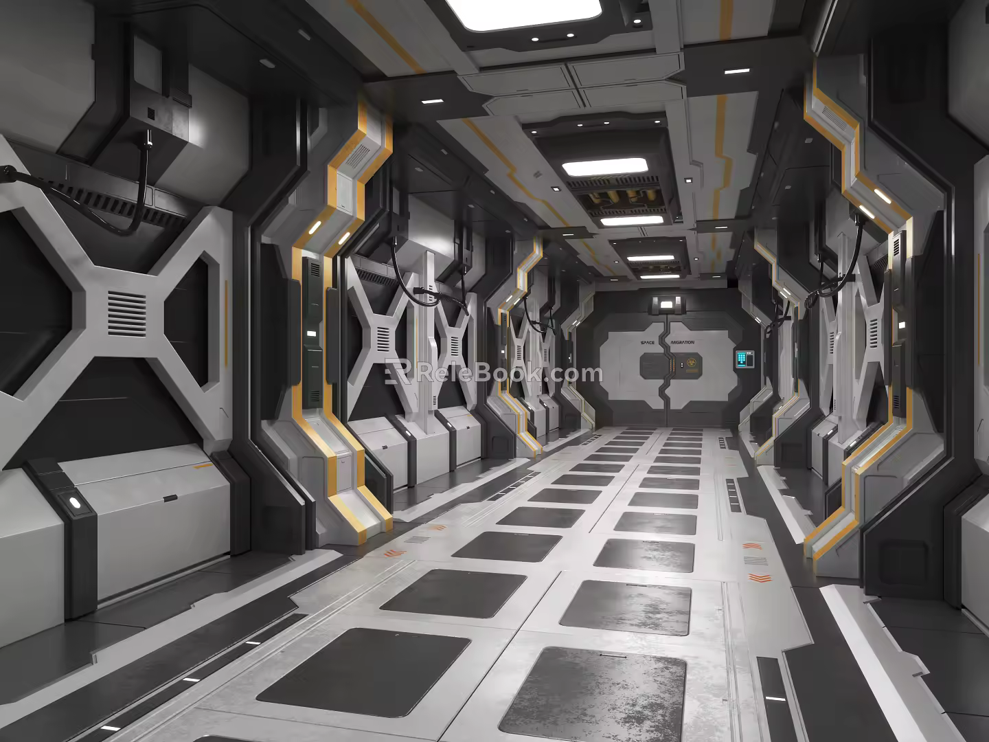 Modern Space Capsule 3d model