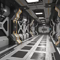 Modern Space Capsule 3d model