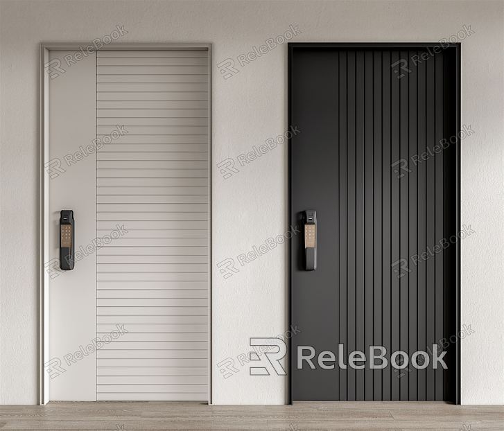 Modern security door entry door model