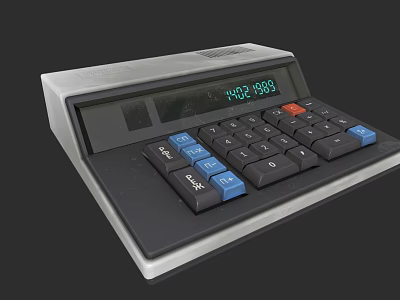 Modern Calculator Computer Electronic Calculator 3d model Modern Calculator Computer Electronic Calculator 3d model