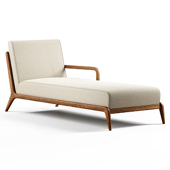 Modern chaise longue 3d model