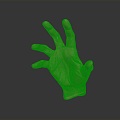 Modern Hand Gesture Palm 3d model