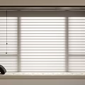 Venetian blinds Floating Window Curtain Shangri-La Curtain Honeycomb Curtain Vertical Curtain Cloth Curtain Cushion 3d model