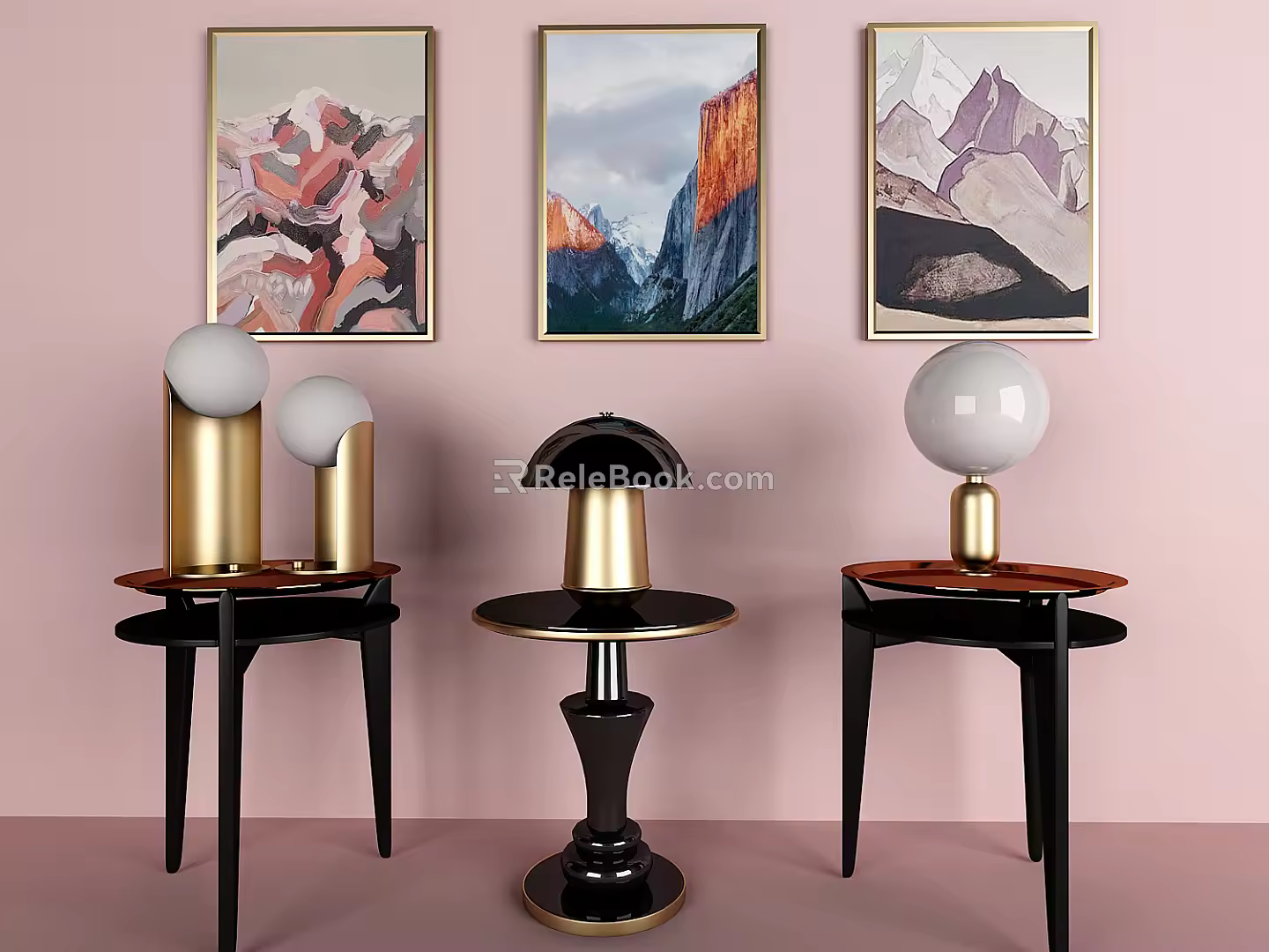 Modern Table Lamp Table Lamp Combination 3d model