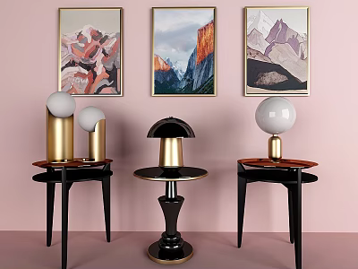 Modern Table Lamp Table Lamp Combination 3d model