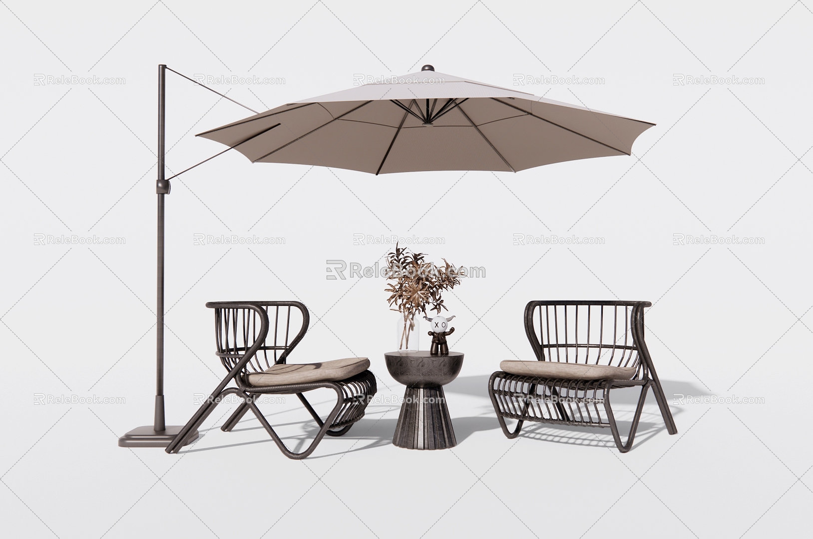 Modern outdoor tables and chairs model