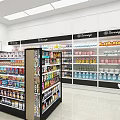 FamilyMart Convenience Store Storefront With Glass Doors Interior Shelves And Product Displays