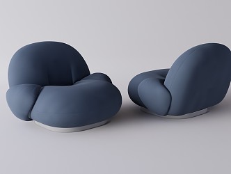 Modern single sofa 3d model