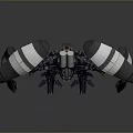 Mechanical Sci Fi Creature Design Featuring Multi Limbed Structure And Futuristic Details 3d model