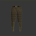 Stylish Brown Slim Fit Pants With Belt And Front Pockets Design For Daily Wear