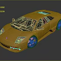 Yellow Sports Car Featuring Sleek Design Black Wheels And Modern Aerodynamic Body