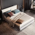 Style Commodity Bed 3d model