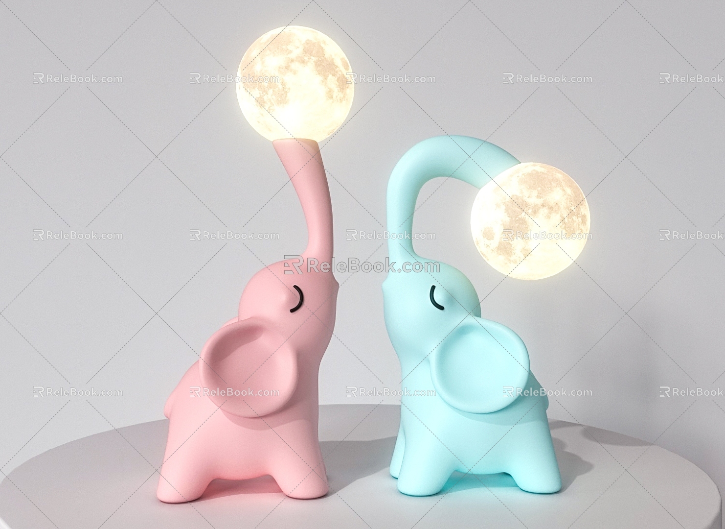 Elephant Table Lamp Modern Table Lamp 3d model