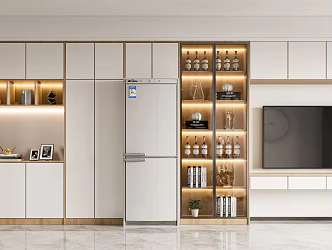 Modern Wine Cabinet TV Cabinet Wine Cabinet 3d model