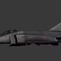 American F4 ghost aircraft 3d model