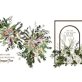 Decorative Vase Flower Arrangements With Fresh Greenery And Colorful Blooms For Celebration