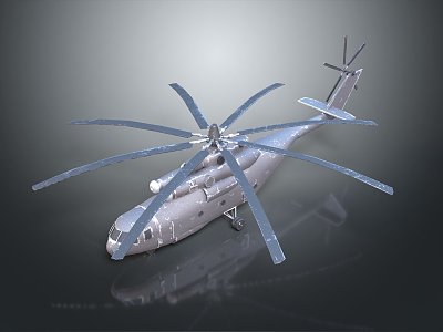 Modern Helicopter Civil Helicopter Homemade Helicopter 3d model