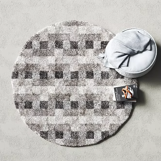 Modern Round Carpet 3d model