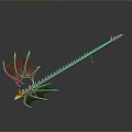 Lance Wielding Warrior Battling Red Dragon With Fiery Wings And Sharp Scales