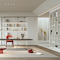 Modern study 3d model