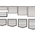 Various Styles of Roman Blinds with Different Textures and Designs for Home Windows