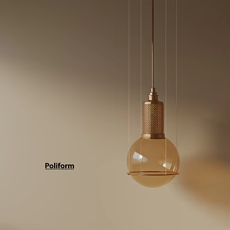 Modern chandelier 3d model