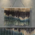 Nordic Tapestry Ethnic Tapestry Handmade Tapestry Dyed Tapestry 3d model