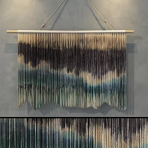 Nordic Tapestry Ethnic Tapestry Handmade Tapestry Dyed Tapestry 3d model