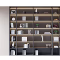 Modern bookcase 3d model