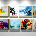 Colorful Abstract Paintings With Diverse Styles For Modern Wall Art