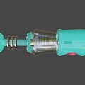 Retro future laser gun 3d model