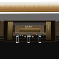 Modern Address Registration Reception Area With Service Counters Marble Walls And Ambient Lighting