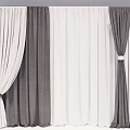 Modern Curtains 3d model