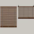 Wooden Blinds With Different Textures And Wall Mounted Style For Home Interior