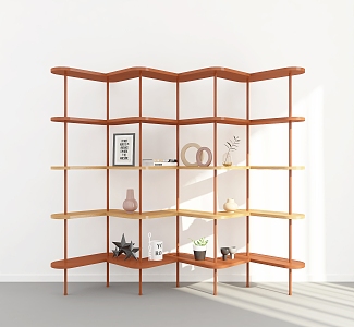 Modern Storage Rack 3d model