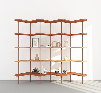 Modern Storage Rack 3d model