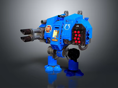 Mecha Warrior Mecha Soldier Machine Armor Mechanical Armor 3d model