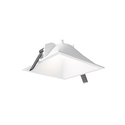 White Modern Downlight Spotlight with Sleek Design for Recessed Ceiling Lighting Fixture 3d model