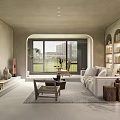 Modern Sofa And Coffee Table Set In Living Room With Minimalist Design And Cozy Atmosphere