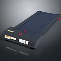 Black Household Appliance With Control Panel Buttons And Indicator Lights For Home Use