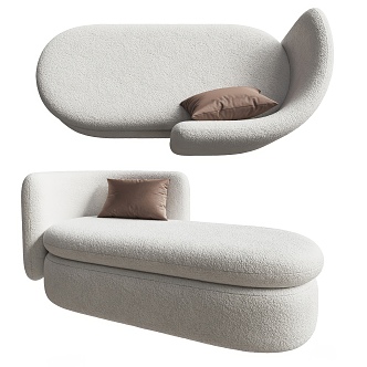 Modern chaise longue 3d model