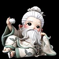 Land Gods Old Immortals Immortals Mythical Characters Tea Gods Tea Tea Game Characters Anime Characters Chinese Style 3d model