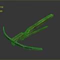 Crossbow Mechanical Crossbow Shift Bow and Arrow Shoot Far Equipment Weapons High-tech Crossbow 3d model