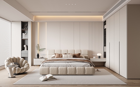 Modern Bedroom 3d model